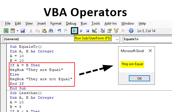 Excel VBA Operator