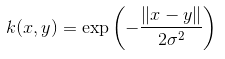 Exponential Kernel