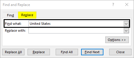 Finding and Replacing a Word 2-2