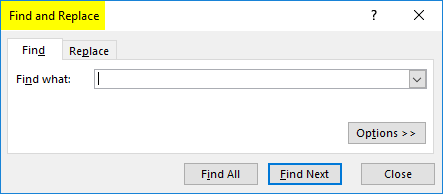 Find and Replace in excel 1-2