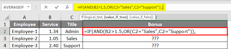 IF With AND & OR Function 1.5
