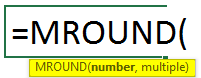 MROUND Syntax