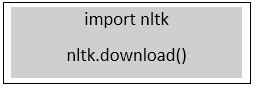 NLTK download