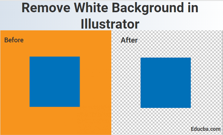 Remove white Background in Illustator