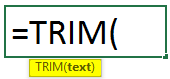 TRIM Syntax