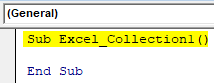 VBA Collection Example 1-2