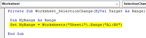VBA Conditional Formatting Example 3.3