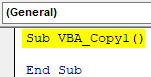 VBA Copy File Example 1.3