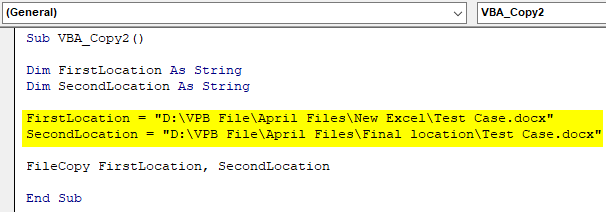 VBA Copy File Example 3
