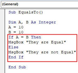 VBA Operator Example 1.3