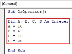 VBA Operator Example 5.2