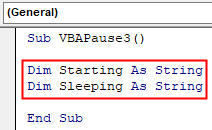 VBA Pause Example 3.3