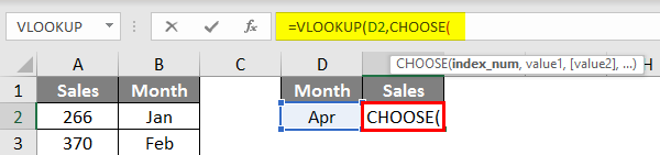 VLOOKUP CHOOSE function 1.3