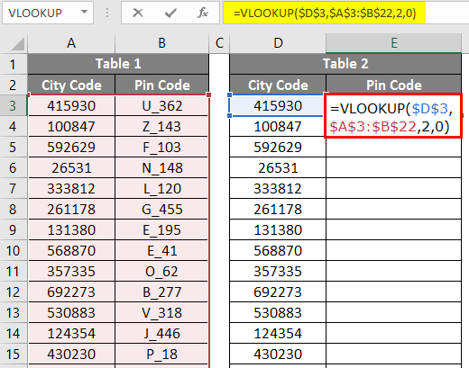 VLOOKUP For Text 2-2