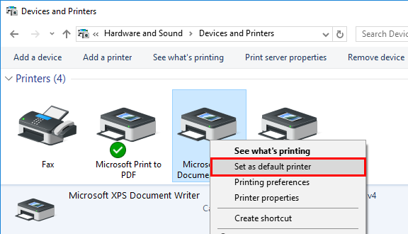 Device and Printers