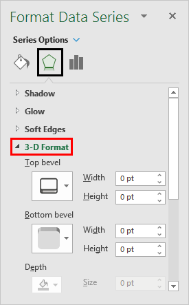 Format Data Series - 3D format