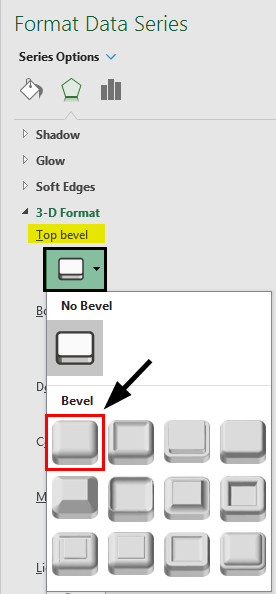 circle type top bevel