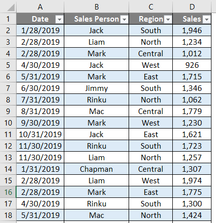 pivot table slicer 1-3