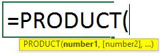 product function syntax