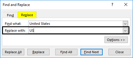 Finding and Replacing a Word 2-3