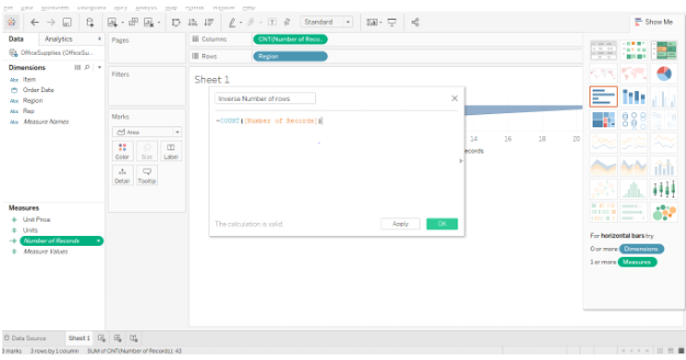 Funnel Chart In Tableau - inverse step