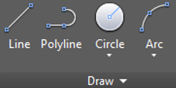 Arc Tool in AutoCAD Toolbar
