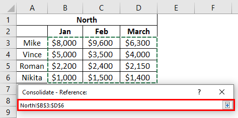 Consolidation in excel 2-3