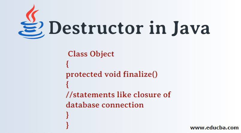 Destructor in Java