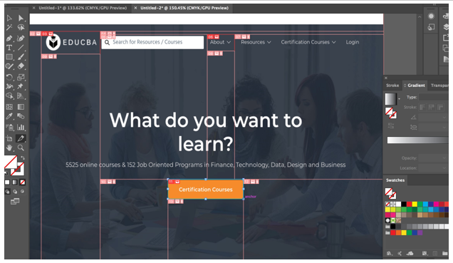 Slice Tool in Illustrator 4