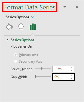 Formatting the Clustered Column Chart 3-3