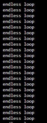 Infinite do-while Loop