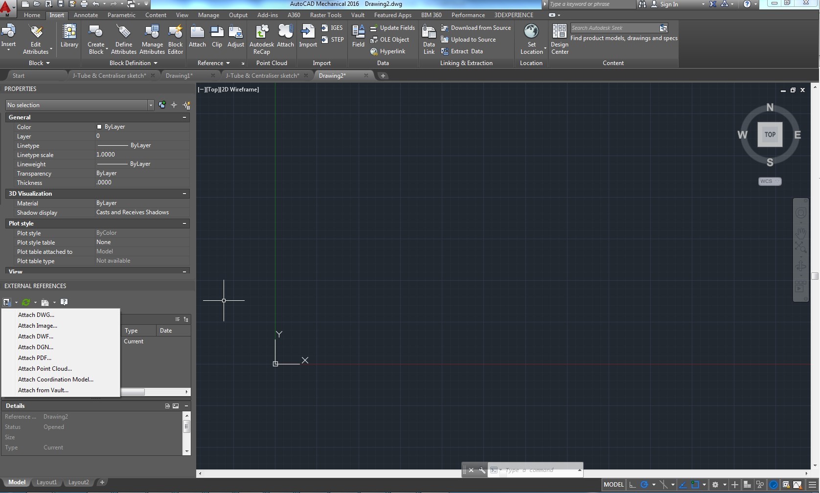 Insert image in AutoCAD 3