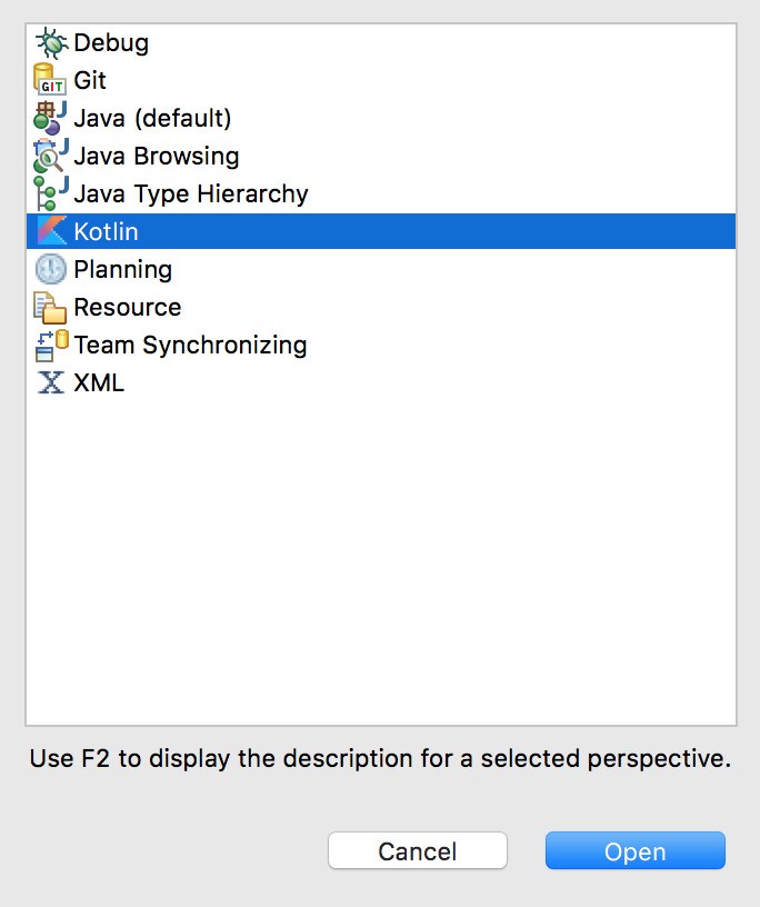 Installing Kotlin and setting it up with Eclipse -2
