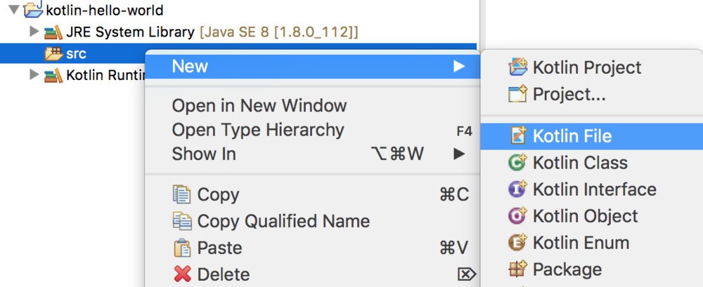 Installing Kotlin and setting it up with Eclipse - 4