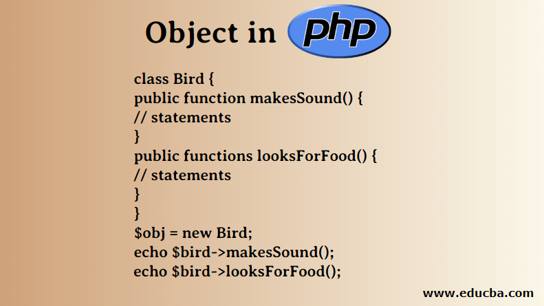 Object in php