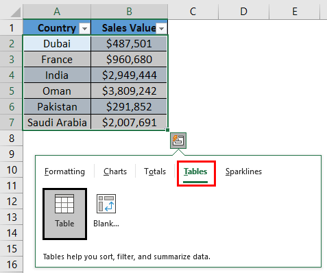 Adding Tables and Pivots 4-2