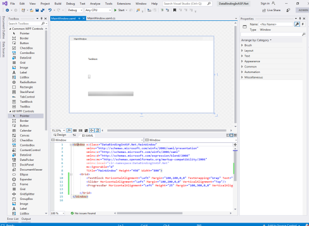 a spell appication created (Data Binding in ASP.NET)