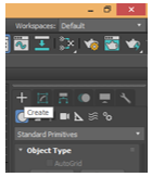 Texture in 3Ds Max - Create Tab