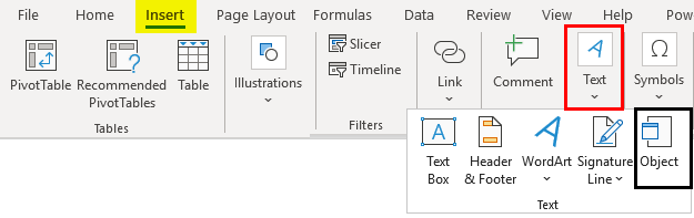 embedded in excel 1-1