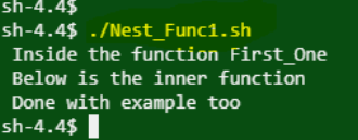 Nested Functions