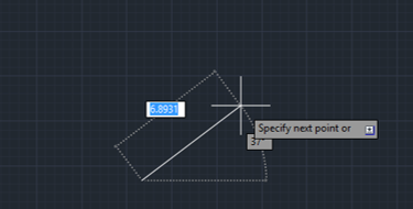 give direction cad (lines in AutoCAD)