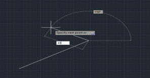 lenght 40mm (lines in AutoCAD)