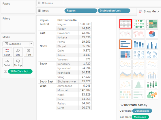 Sort result in Tableau