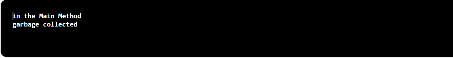 Destructor in Java - Example 4