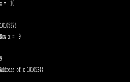 Decrementing Operator