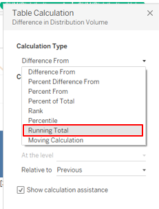 select running total