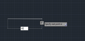Specifying the first point