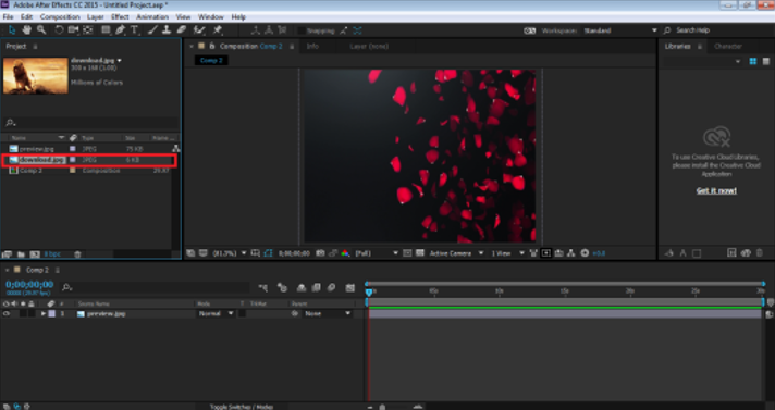 Blending Modes In After Effects - Dropping the image
