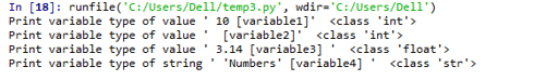 Variable Types