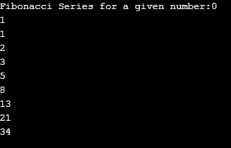 6 Fibonacci Series in C++